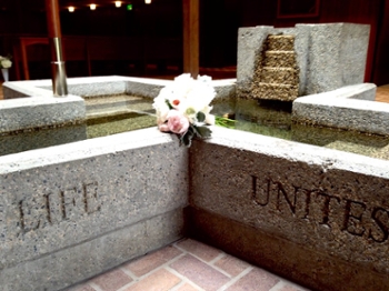 baptismal font